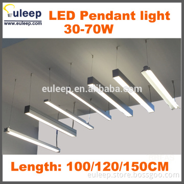 led pendant light, office linear led light, suspended led linear lgith,1000/1200/1500/1800/2000/2400mm
